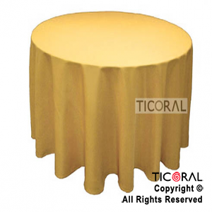 MANTEL LISO HS2201-13 ORO 213CM DIAM PLASTICO x 1